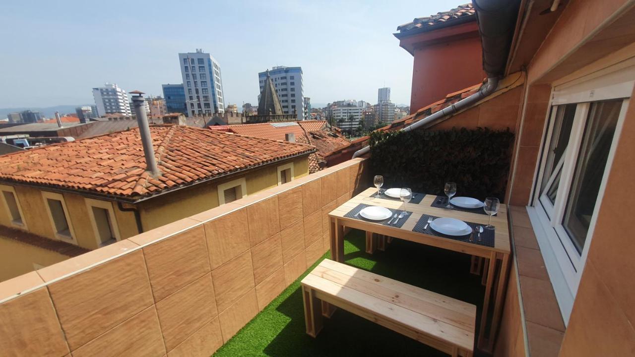 Las Terrazas de Güeli 6 pax WiFi · Garaje · Vistas Gijón Exterior foto