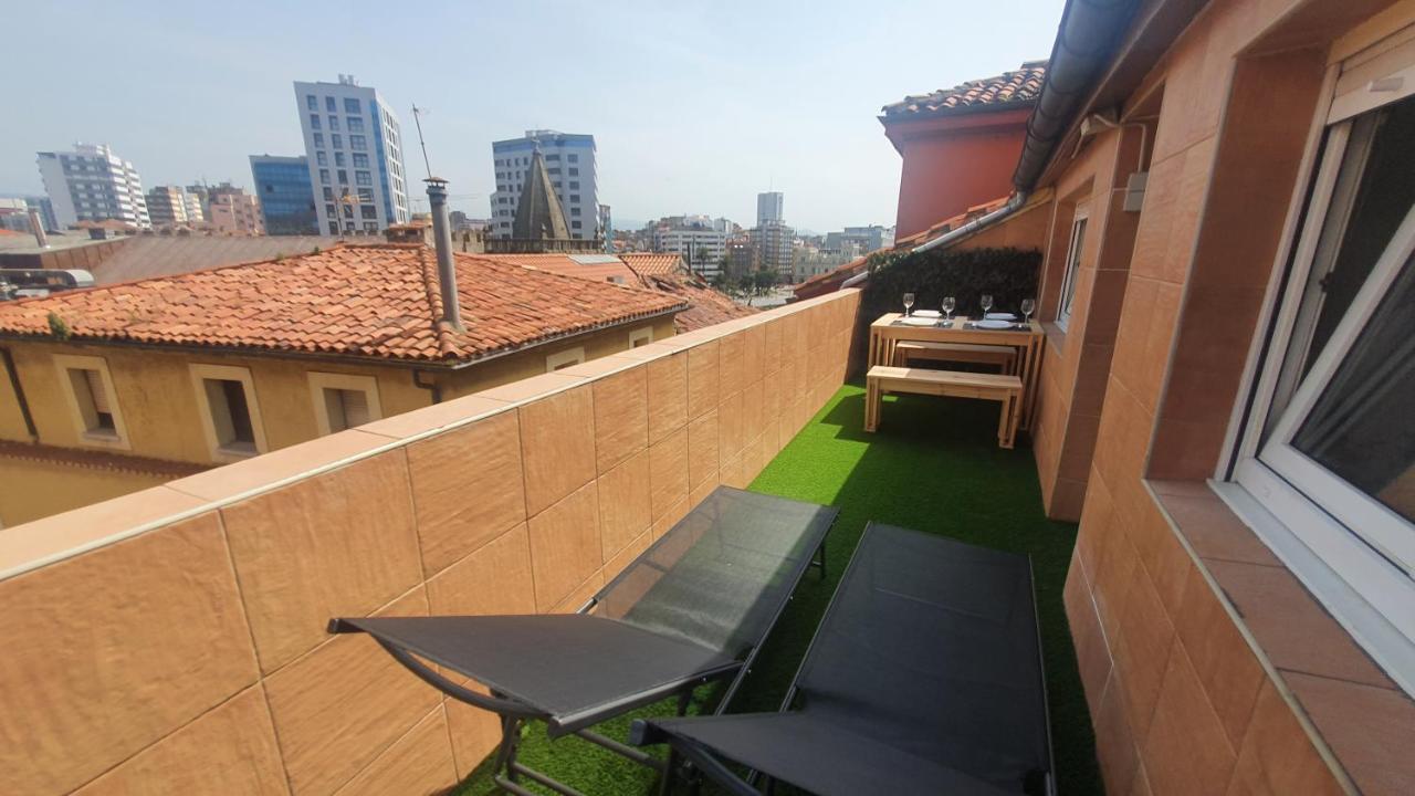 Las Terrazas de Güeli 6 pax WiFi · Garaje · Vistas Gijón Exterior foto